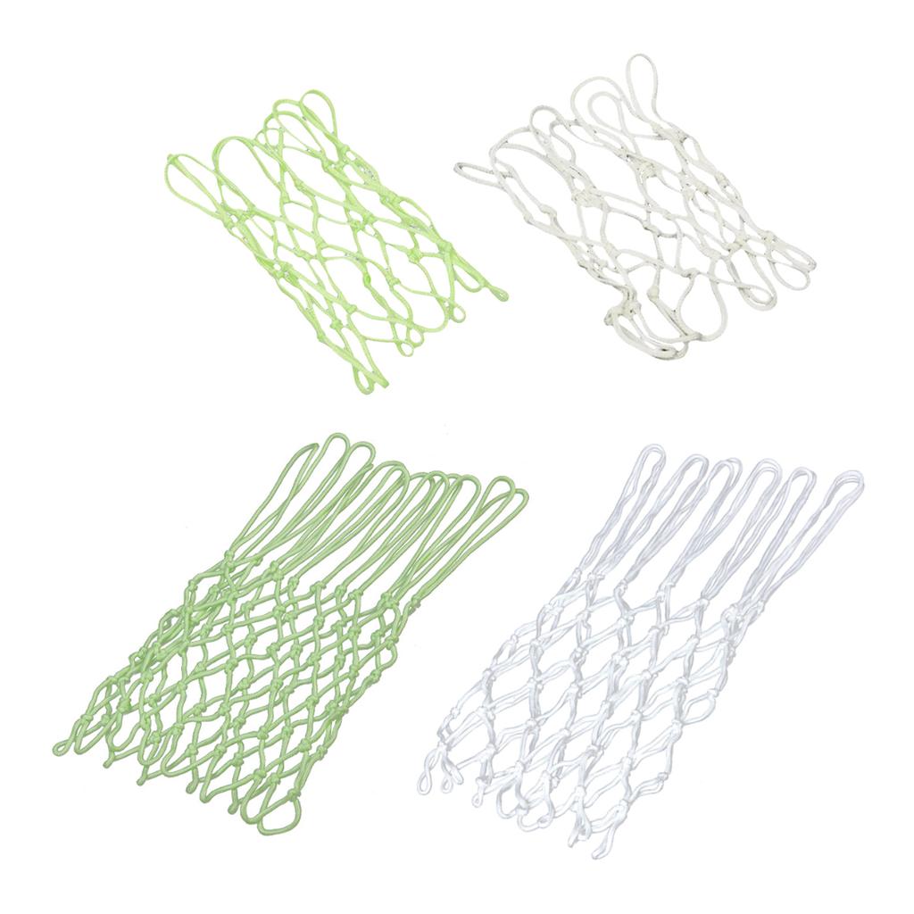 Nightlight Basketball Net Replacement Nylon Glowing Basketball Hoop Rim Net Standard Size Glowing Basketball Net