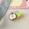 Cute Small Fresh Red Apple Hair Clip Duckbill Clip Sweet Girl Hairpin All-Match Bangs Side Clip Headwear Barrette Hair Accessory