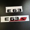 For black car letters E63 E63S logo logo sticker car suitcase badge decal Mercedes Benz E63 E63S W213 accessories IZ9