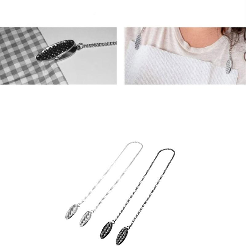 Napkin Holder Chain Clips Chain Flexible Lanyard Neck Strap Seniors Children