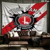 Custom Name Charlton Athletic Printed Tapestry – Wall Hanging for Bedrooms, Dorms, and Home Decor