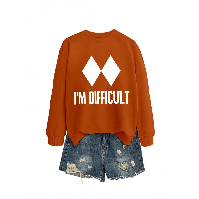 Womens Oversized Loose Fit Hoodie Sweatshirt With Print Design Comfortable Casual Top