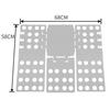 68cm/48cm Plastic Clothes Folding Board Durable Laundry Folder Easy Fast Shirt Folding Board Home Storage Tool for Adults Kids