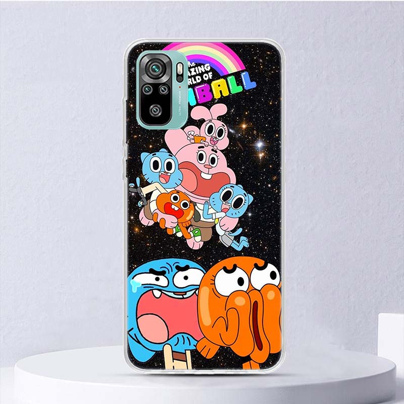 Удивительный мир Гамбола Мягкий чехол для Xiaomi Redmi Note 14 13 12S 11S 10S 12 Pro Plus Чехол для телефона 11 10 11E 11T Note14 Оболочка C