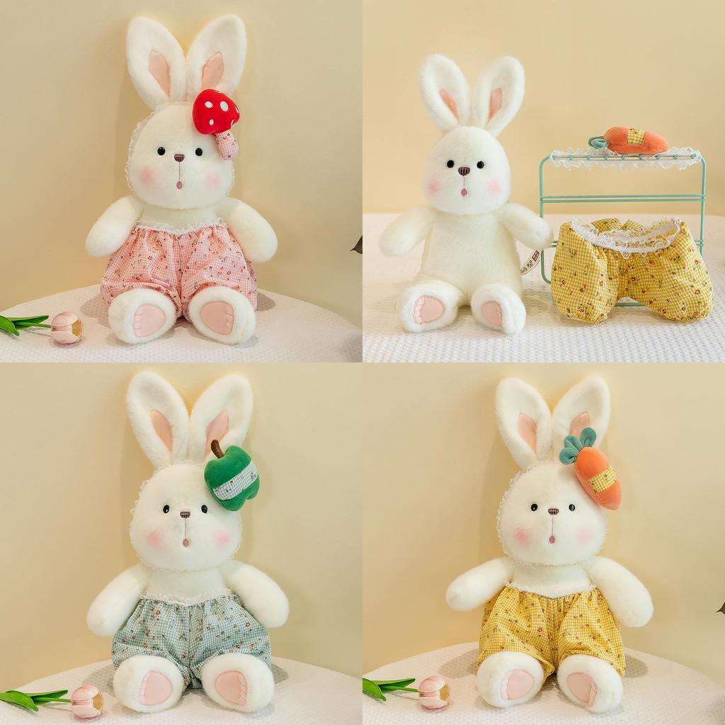 Adorable Warm Sun Fruit Rabbit Plush Toy Soft Stuffed Doll For Kids Bedtime Gift