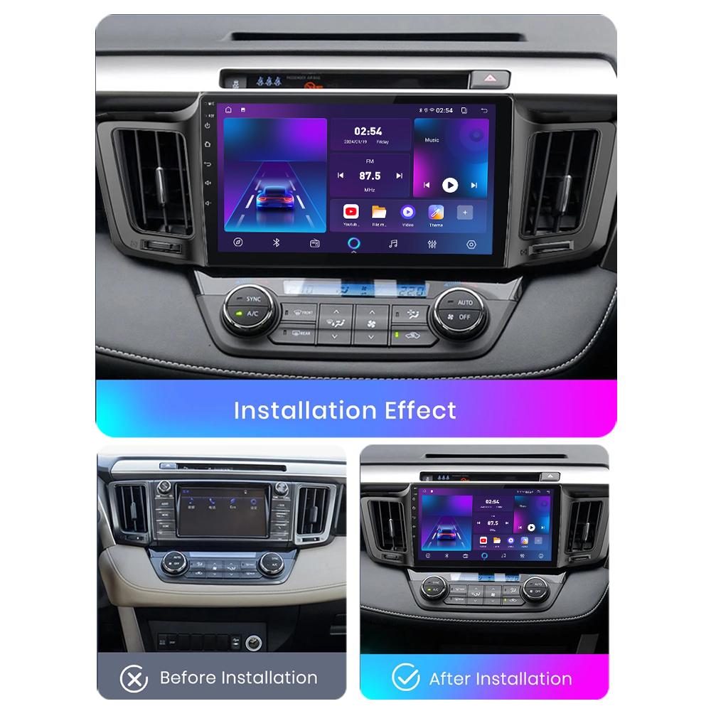 Android Car Radio For Toyota RAV4 2013-2018 Multimedia Player Head Unit Stereo GPS Navigation BT WIFI 1+16GB