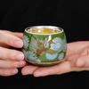 Chaxun Handmade Enamel Ceramic Gongfu Teacup