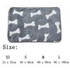 Soft Fluffy Pet Blanket Bone Print Bed Mat For Small Medium Dogs Cats Warm Cozy Kitten Mattress Chihuahua Pug Yorkshire Supplies