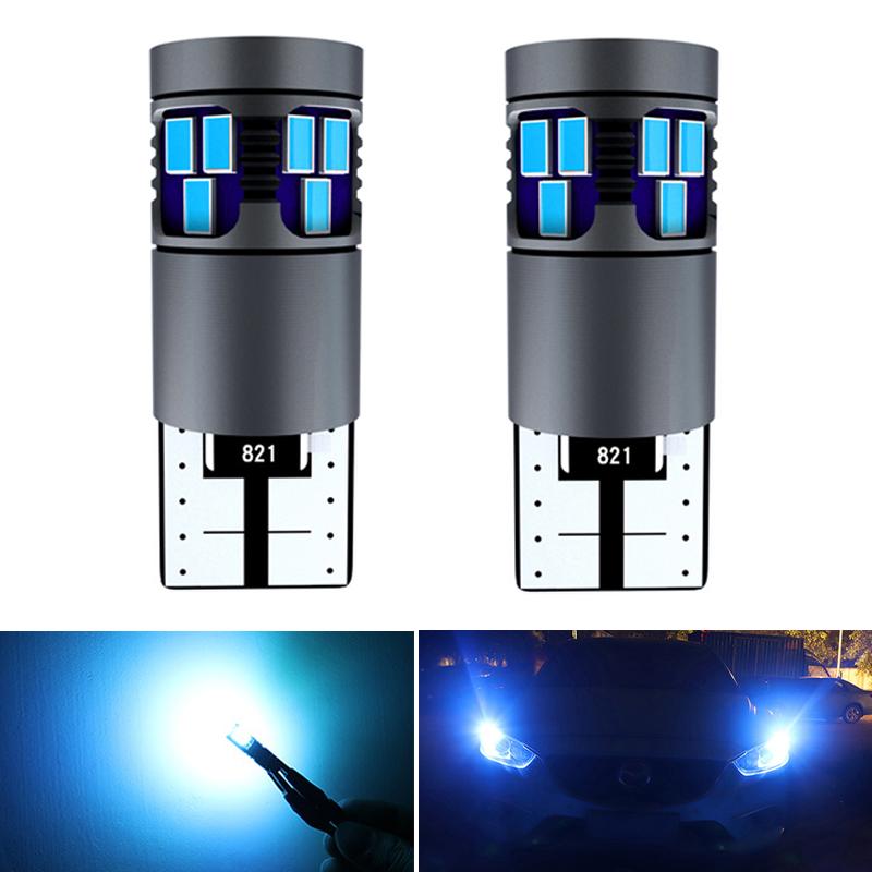 2PCS T10 W5w Led Canbus Super Bright 194 168 Боковой фонарь Парковая лампа Лампа для номерного знака 12 В Белый свет