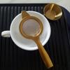 Pratical Fine With Handle Coffee Teapot Infuser Mesh Colander  Tea Strainer Stainless Steel Filters