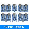 5Pcs 10Pcs Type-c Micro USB 5V 1A 18650 TP4056 TC4056A BMS Lithium Battery Charger Module Charging Board With Protection