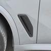 2PCS ABS Gloss Black Fender Side Air Vent Outlet Cover For BMW X5 G05 -