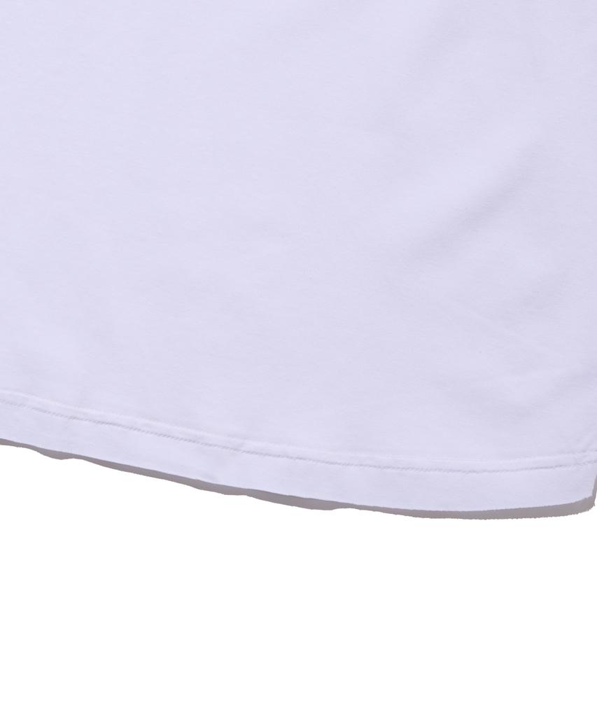 ANALOG MOOD Raglan Color Block Short Sleeve T-Shirt (White/Red)