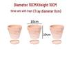 Nordic Style Macchiato Terracotta Flower Pot - Large, Breathable Red Clay with Kiln-Changed Color