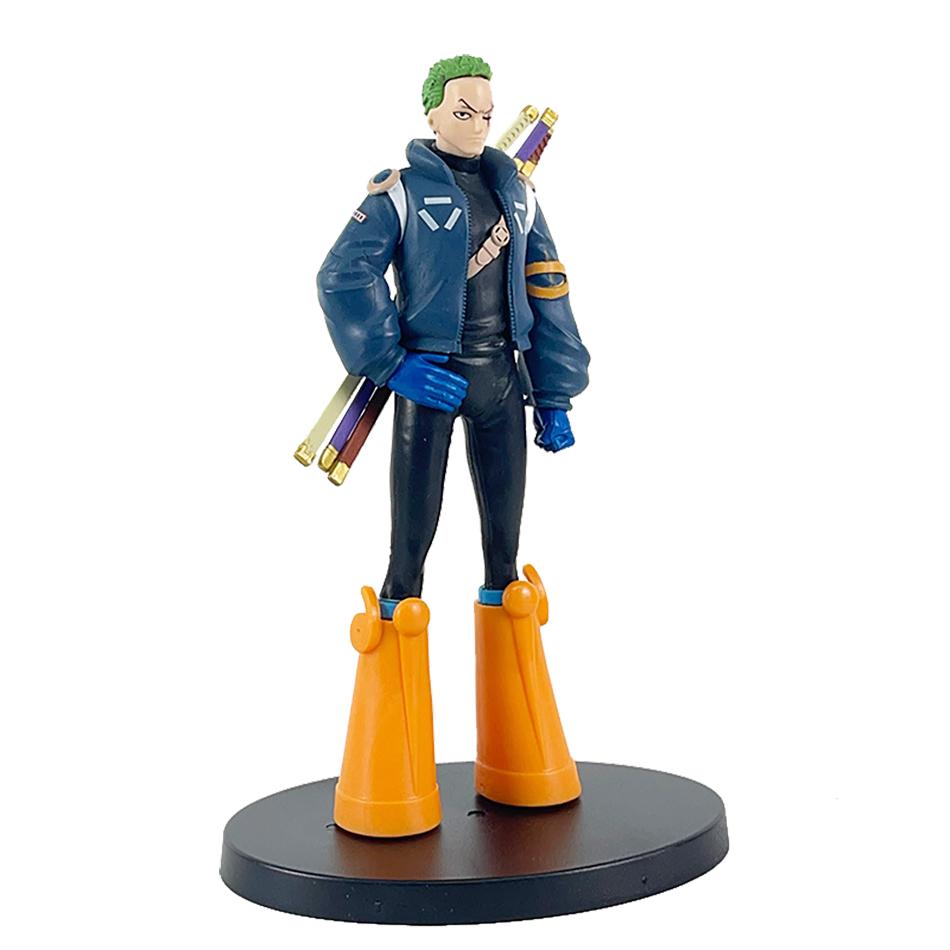 17cm Action Figures Of One Piece Characters Luffy, Zoro, Chopper, And Nami From Wanno Toys Desktop Collection Pvc Model