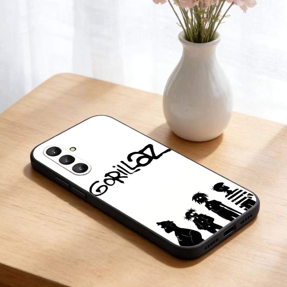 Комикс R-Rock Band G-gorillaz Чехол для телефона Samsung Galaxy A73,A21s,A22,A31,A52,A53,A71,A41 Мягкий черный корпус