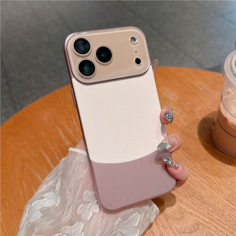 Премиальное чувство применимая чехол для мобильного телефона iPhone17promax кристальная линза Apple 16 двойное заклинание противоударный защитный чехол 15