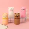 2Pcs Cartoon Pencil Holder Telescopic Silicone Pen Bag Pencil Pouches Zippered Pen Case Collapsible Pen Pencil Holder