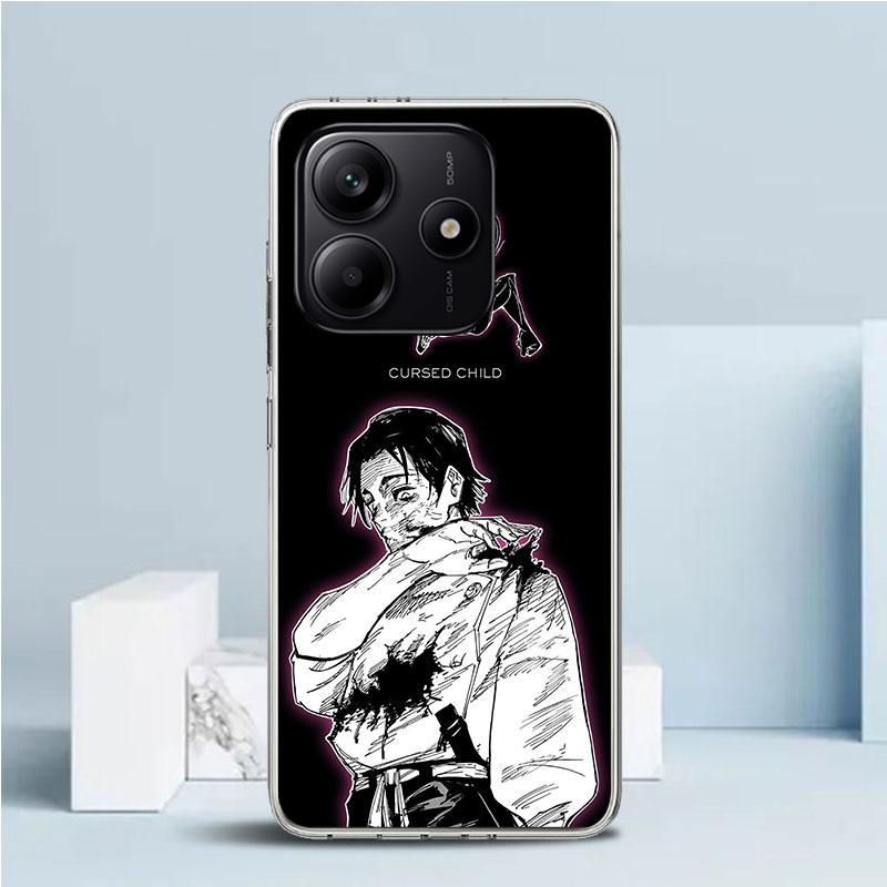 Чехол для телефона Kaisen J-Jujutsu Art для Xiaomi Redmi Note 15 14 14S 13 12S 12 Pro Plus 11S 11 11T 11E 10S 10 + Мягкая задняя крышка из ТПУ R