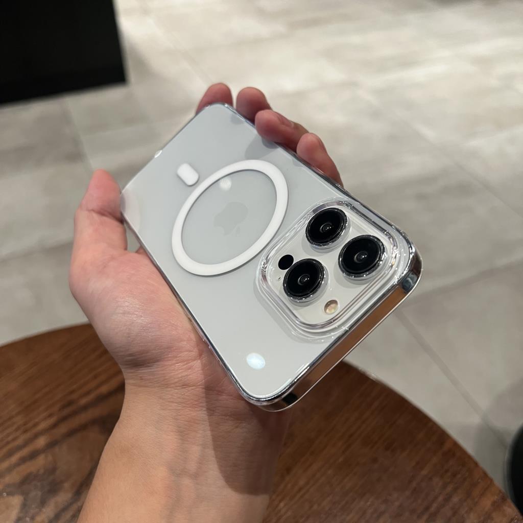Ультратонкий суперпрозрачный жесткий чехол из поликарбоната для iPhone 16 Pro Max 15 14 Plus 13 12 11 Magsafe Магнитный прозрачный защитный funda capa