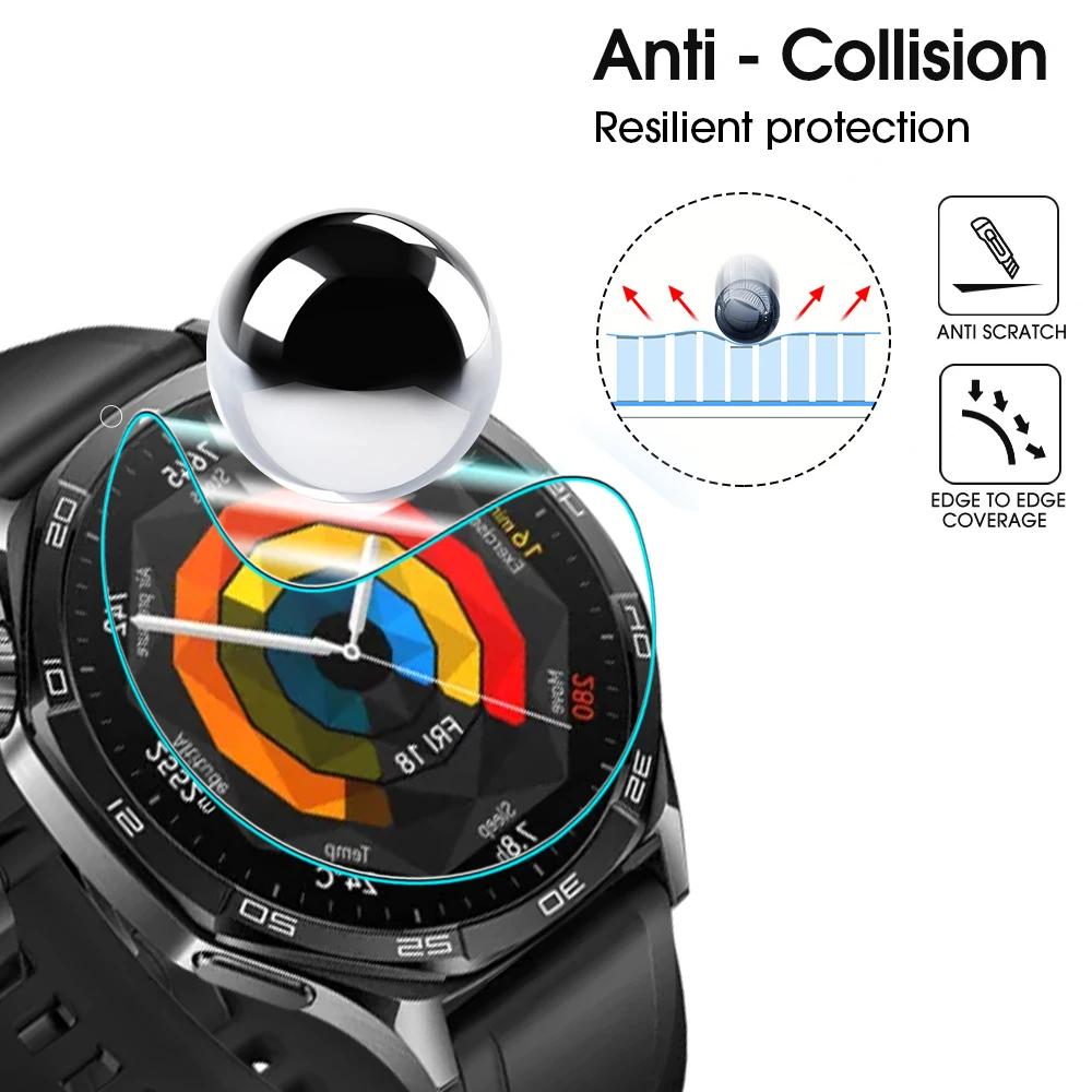 5 шт. Защитные пленки для экрана для Huawei Watch GT5 Мягкий ТПУ Гидрогелевая пленка HD Clear Защитные чехлы Защита от царапин Водонепроницаемые для Watch GT5