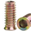 Colored Zinc Hexagonal Countersunk Nuts with Internal/External Threads for Furniture (M6/M8/M10)