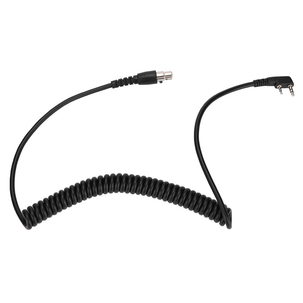Кабель спиральный 2Pin to 5Pin для двухсторонних радиостанций и гарнитур HYTRelm