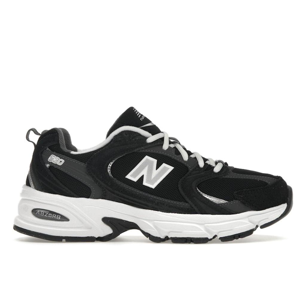 New Balance 530 Черный Магнитный Серебристый Металлик Унисекс MR530CC