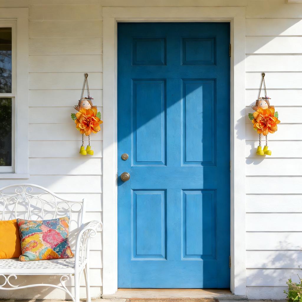 Hanging Ornaments,Flower Angel Ornaments,Easter Hanging Ornaments For Spring Easter Summer Wedding Present Decor