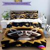 3pcs Raccoon Sun Duvet Cover Set -Includes 1 Duvet Cover and 2 Pillowcases, No Quilt Core, All-Season Home Decor  yy251111152