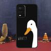 Cartoon Funny Goose For OPPO A17 A77 A58 A78 A98 A15 A5 A9 A96 A76 A16 A54 A74 A94 A52 A72 A79 A57S A53S Case