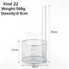 30 kinds Fryer Basket Screen French Fries Frame Square Filter Net Encrypt Colander Strainer Shaped Frying Stainless Steel Meshed6