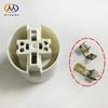 Патрон E27 для светодиодной лампы с металлическим зажимом-электродом и гильзой (Без пластикового корпуса)