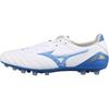 Morelia Neo 4 Comfortable AG (Rubber Short Studs) Kangaroo Leather Shock Absorption Football Shoes Men Football Shoes White Blue P1GA243525