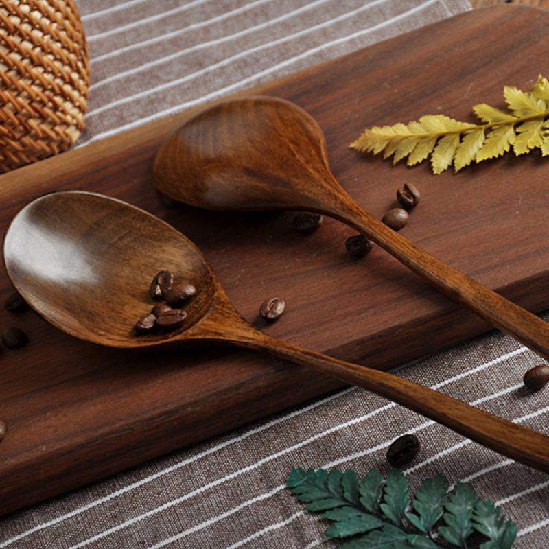 Ложки Деревянная суповая ложка Экологичная посуда Натуральный эллипс Деревянный половник