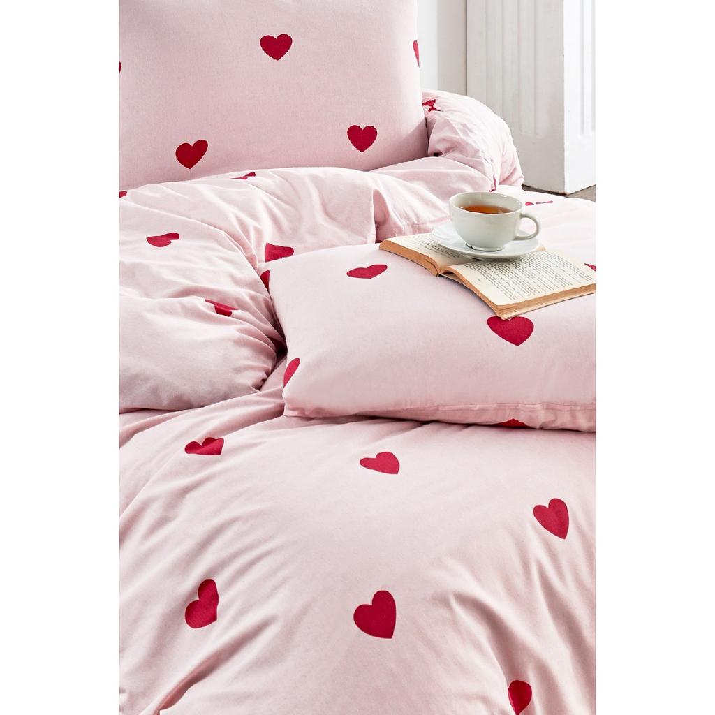 Tiles Single Patterned Duvet Cover Set, Elastic Sheet And 1 Pillowcase