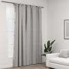 VidaXL Linen Look Blackout Curtain with Hooks Grey 290x245 Cm