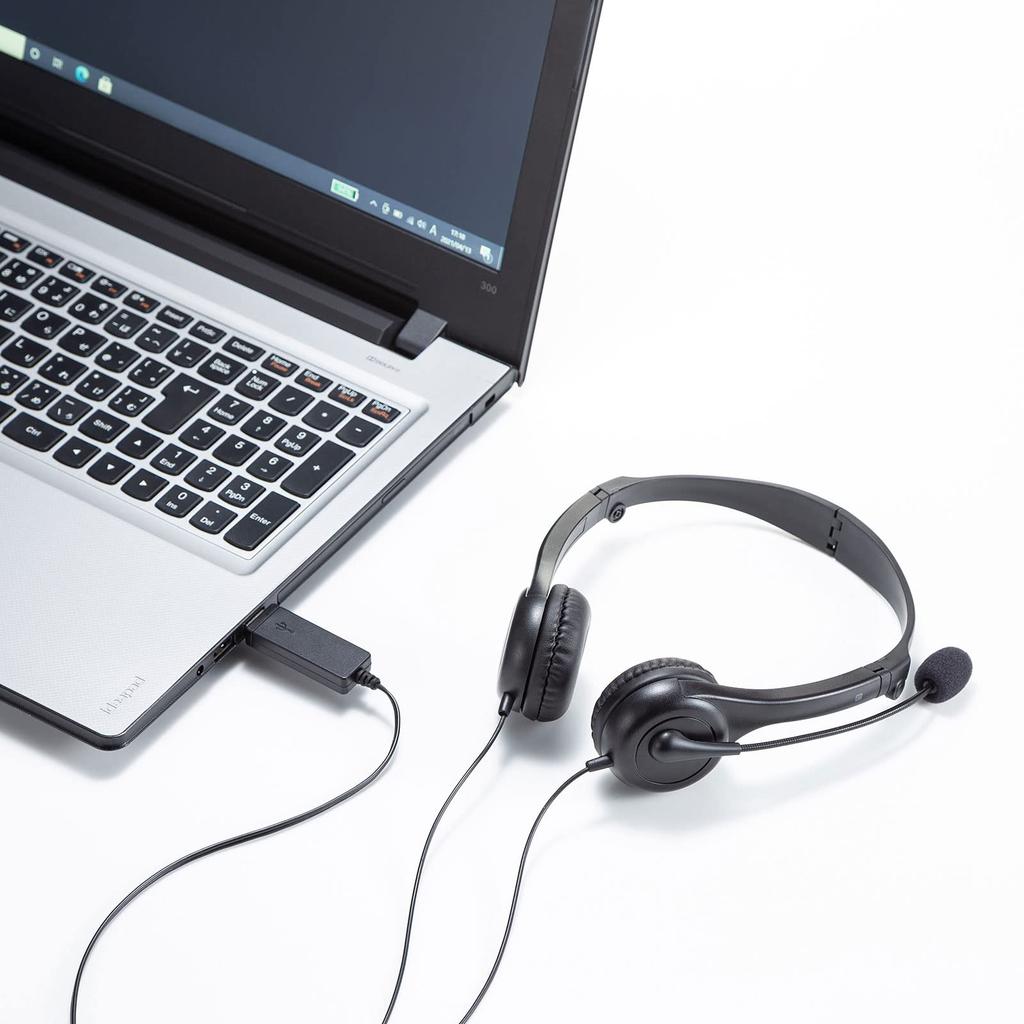 Sanwa Supply USB-гарнитура MM-HSU18BK