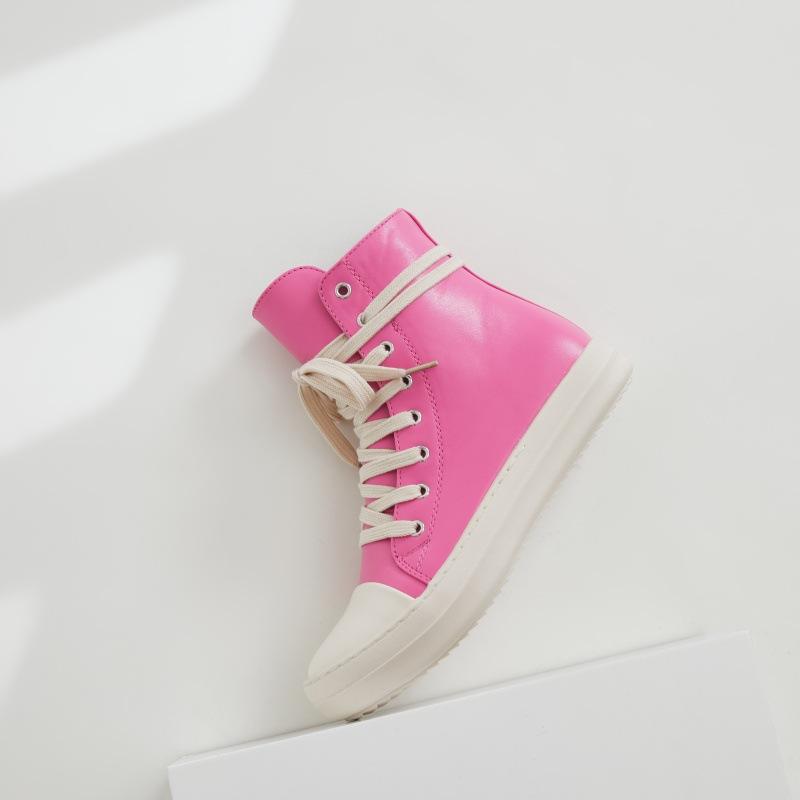 Высокие туфли женские парные туфли из парусины женские туфли больших размеров универсальные модные кроссовки на шнуровке женские Zapatillas Mujer