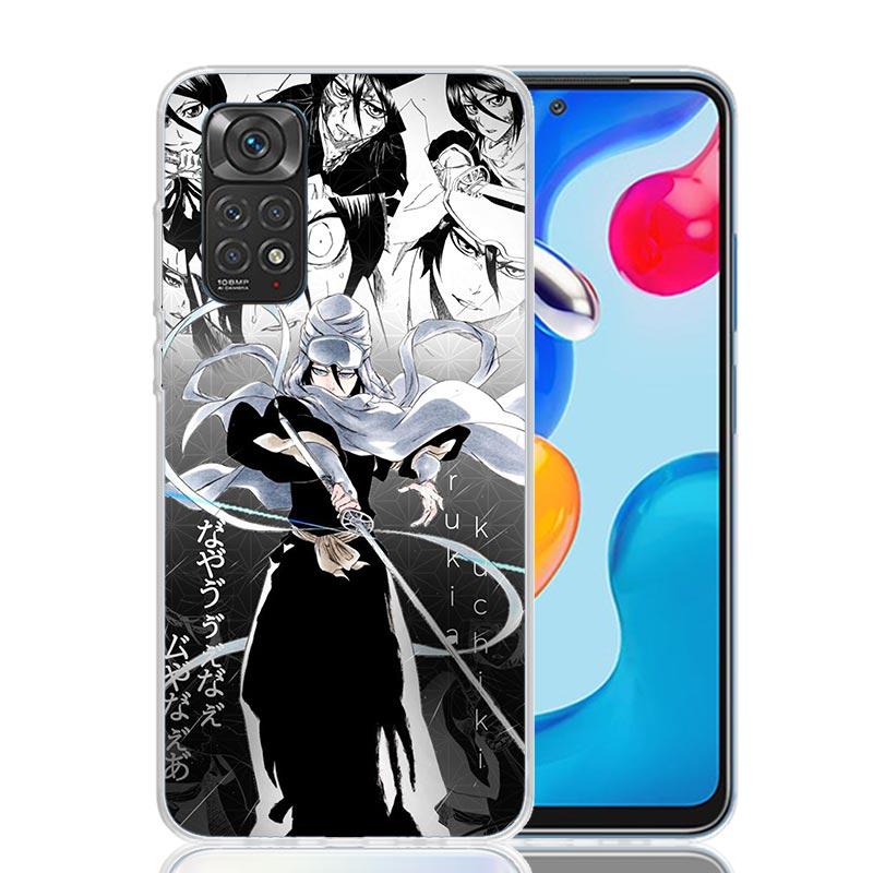 Чехол для телефона Bleach Кучики Рукия для Xiaomi Redmi Note 15 14 13 12S 12 Pro Plus 11S 11E 11 11T 10S 10 Арт Мягкий Чехол с Рисунком Redm