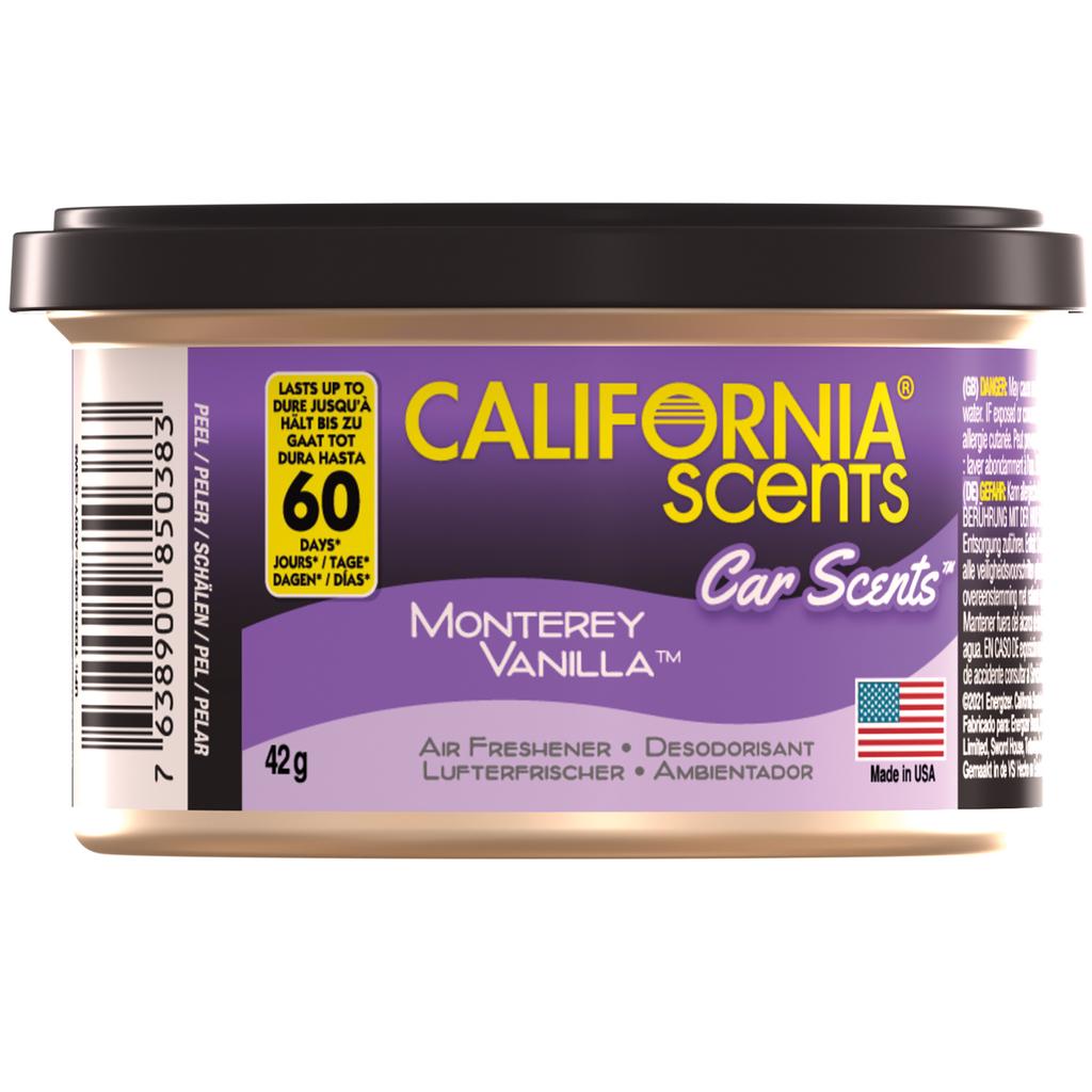California Scents Monterey Vanilla air freshener can 42g