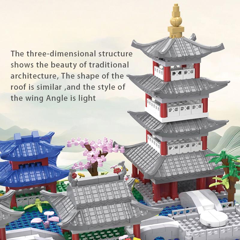 Hangzhou West Lake Micro Particle Детские сборные строительные блоки, игрушечные модели, аксессуары, детские игрушки