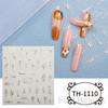 Nail Art Stickers Romantic Valentine's Day Red Peach Heart Bronzing Love Bow Knot Star Nail Stickers