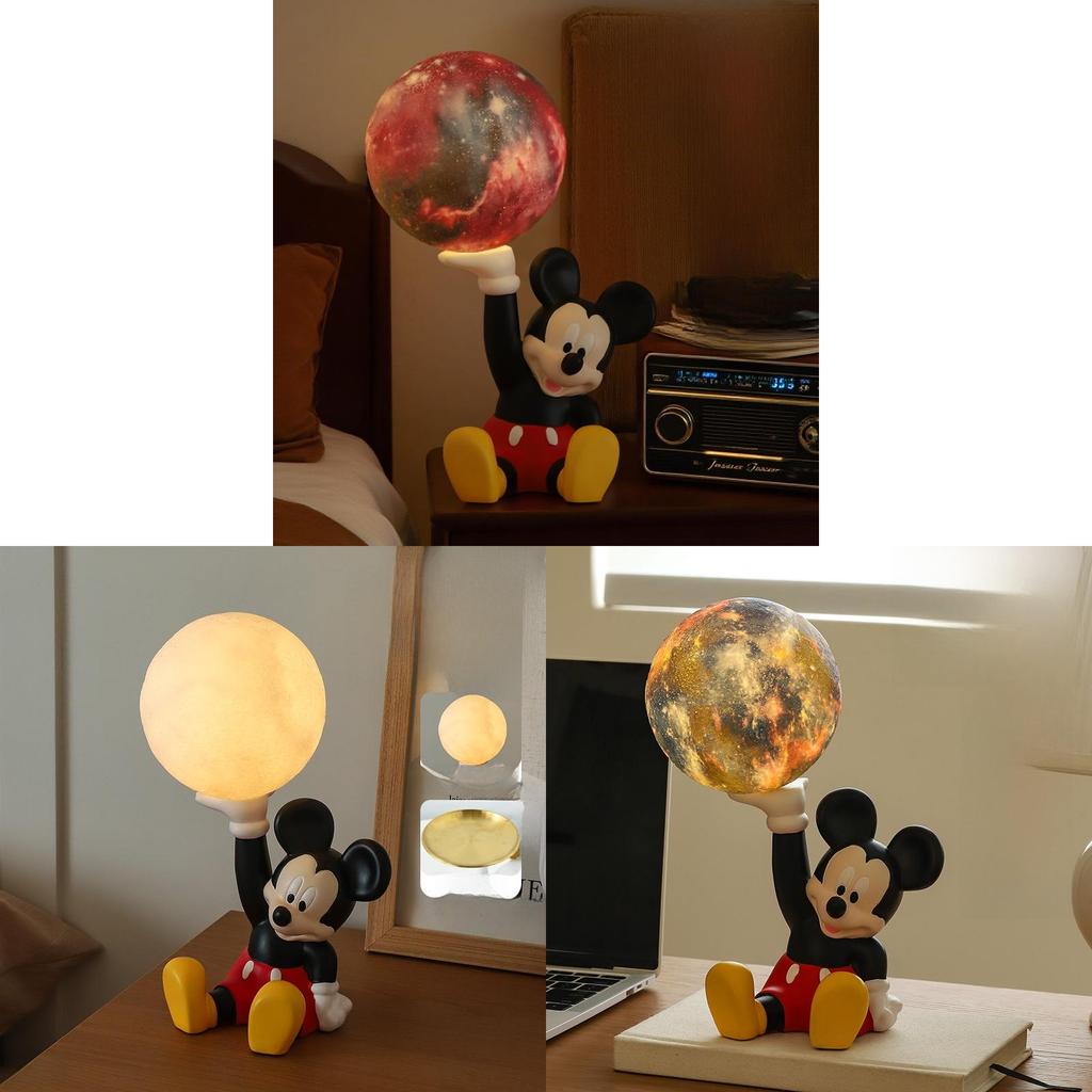Mickey Mouse Rechargeable Night Light With Mood Lighting For Childrens Bedroom