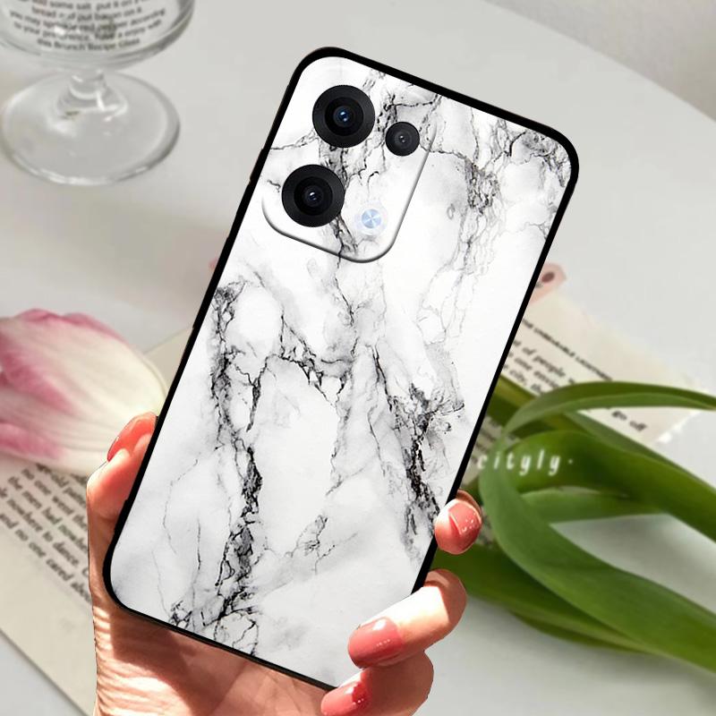 Чехол для Oppo Reno13 Pro Reno 13 12 5G Милое Животное Мягкий Силикон ТПУ Чехол для Телефона Для Oppo Reno12 Pro Защита Fundas Сумка для Телефона