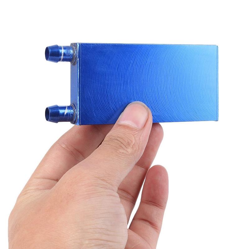 40x80x12 мм алюминиевый радиатор блока охладителя жидкой воды для радиатора процессора компьютера