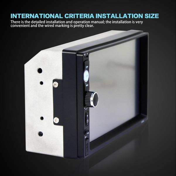 7010B 2020 новый 7010B 7-дюймовый автомобильный радиоприемник Bluetooth V2.0 Автомагнитола HD MP5-плеер SD MMC USB FM MP3/MP4 автомагнитола