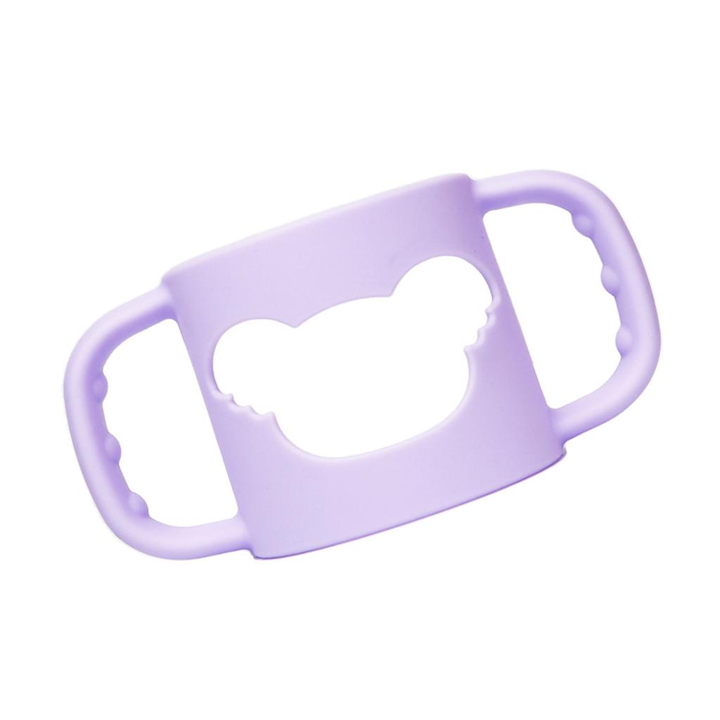 Secure Grip Handle Sleeve Child Friendly Bottle Holder Case Attachment Infant Feeding Bottle Accessory Easy Transition