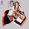  New Orange Square Scarves Fashion Horse Design Ladies 100% Silk Scarf Shawl Printed 90*90cm Fall Winter Neck Scarf