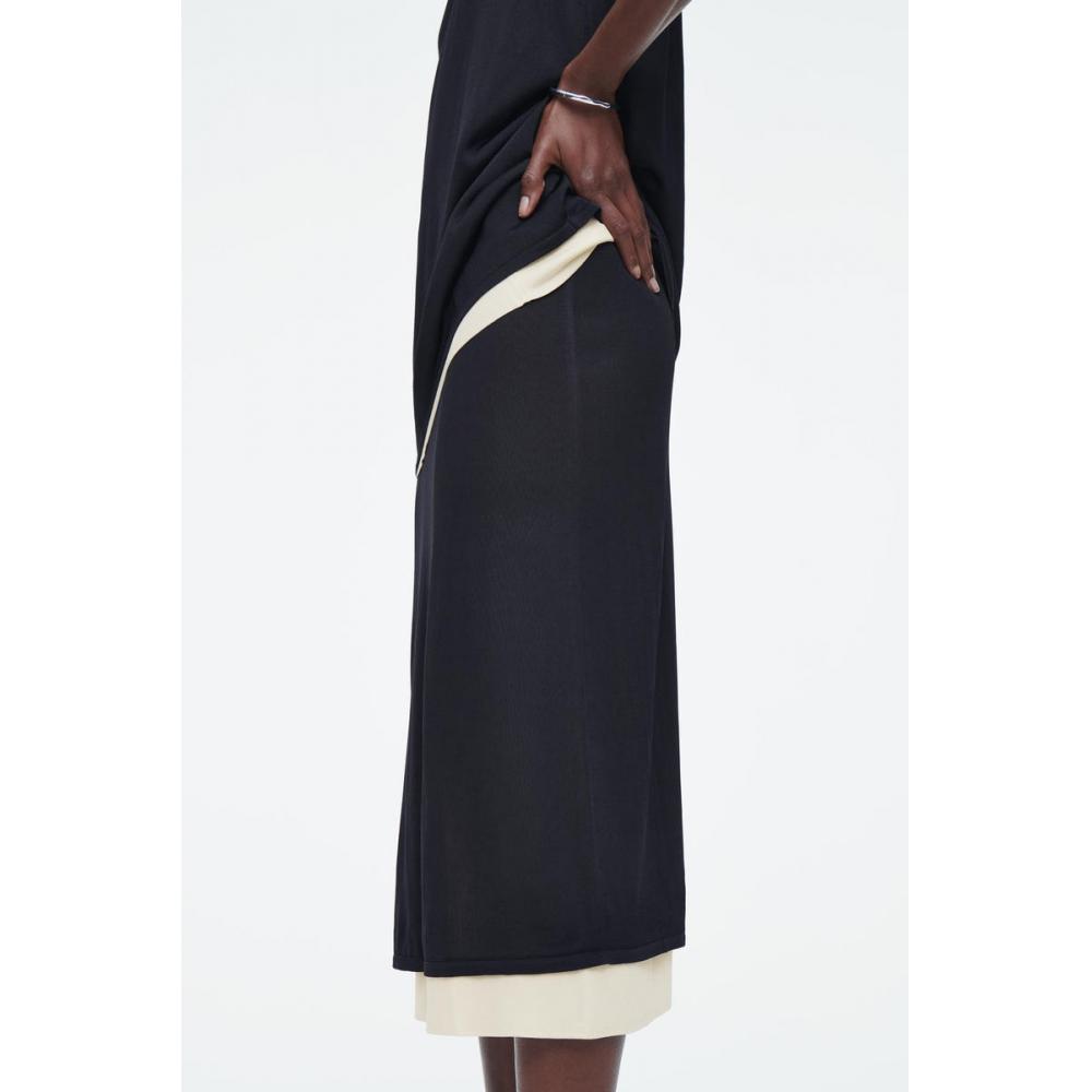 COS Японская многослойная трикотажная юбка